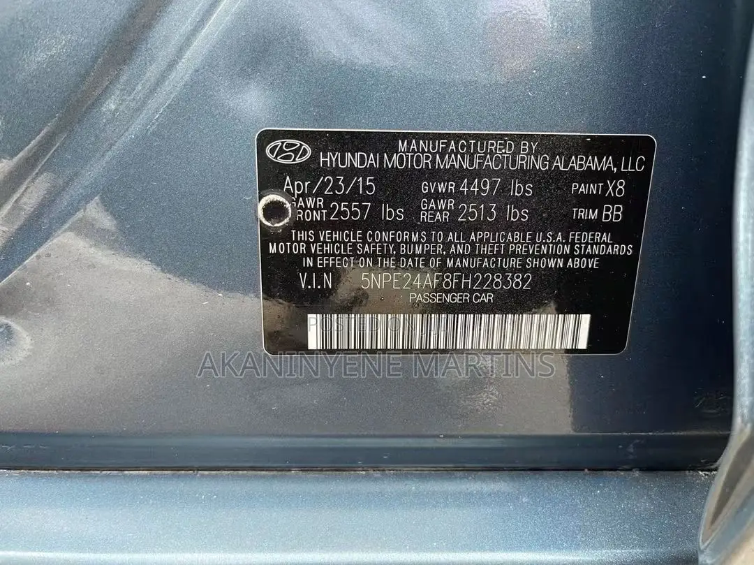 Hyundai Sonata 2015 Gray