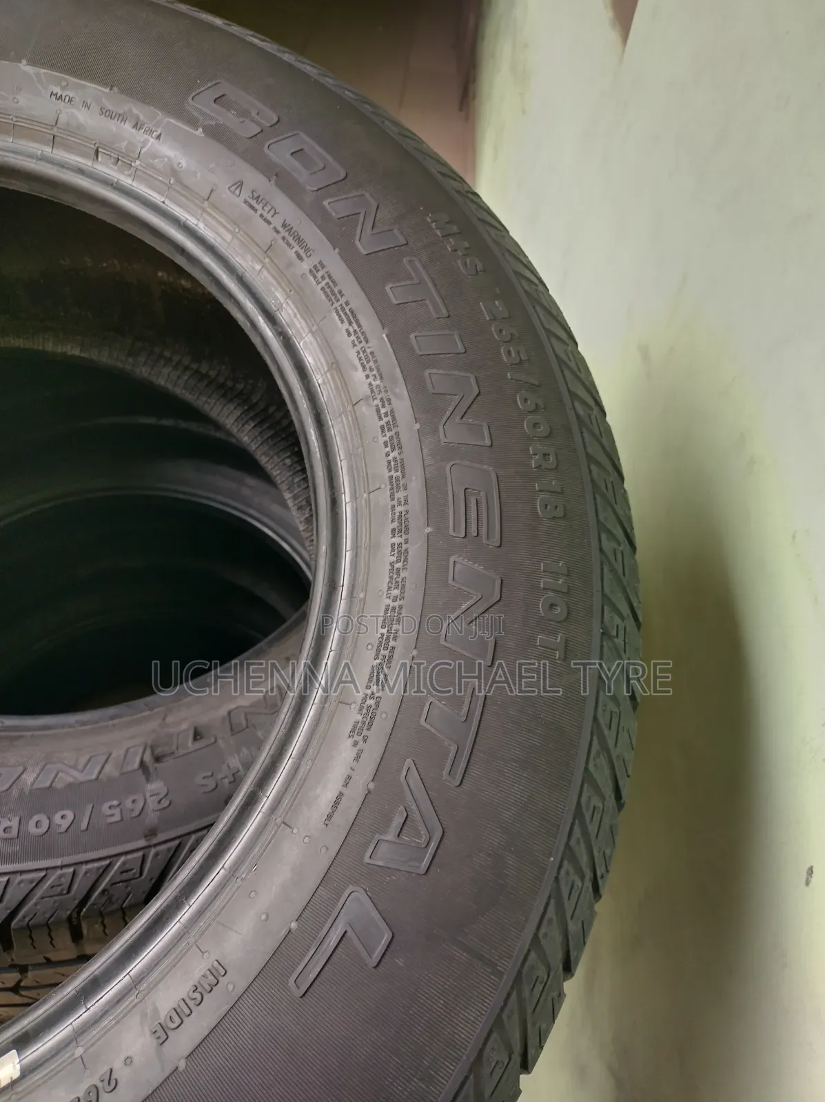 South Africa Used Continental Cross Contact Lx