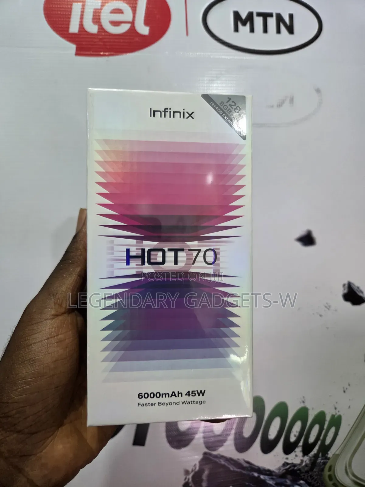 New Infinix Hot 70 128 GB Blue