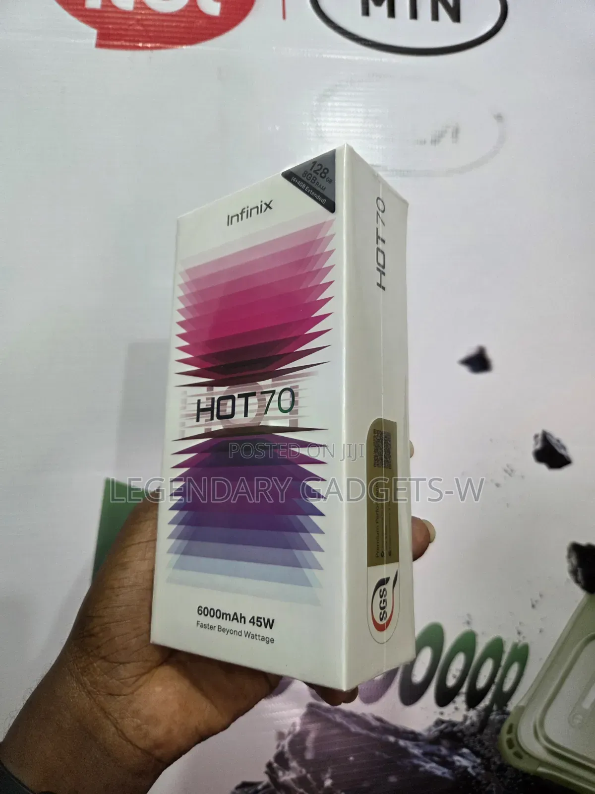 New Infinix Hot 70 128 GB Blue