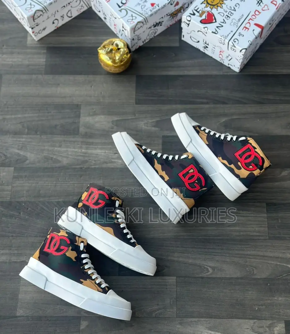 Original Dolce Gabbana High Top Sneakers