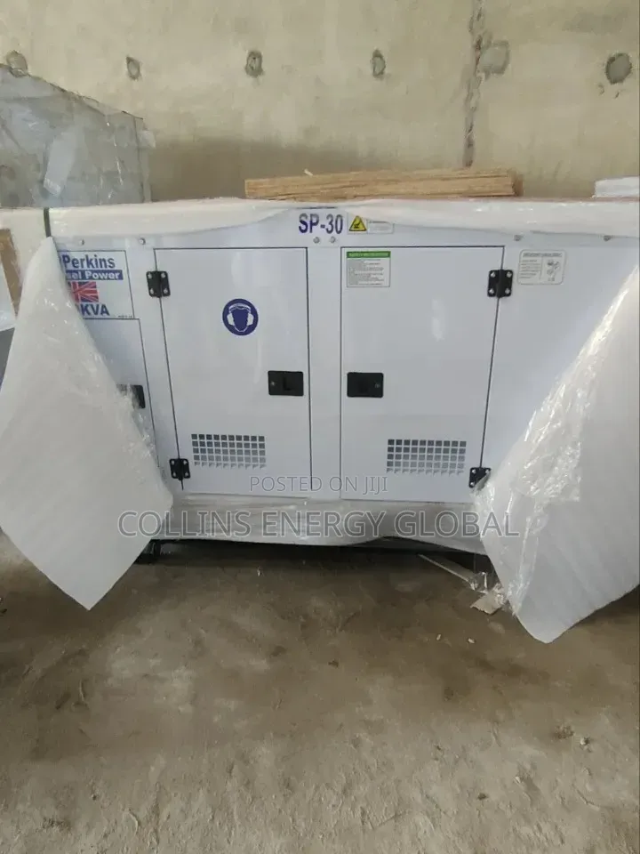 30kva Brand New Uk Perkins Soundproof Copper Coil Generator