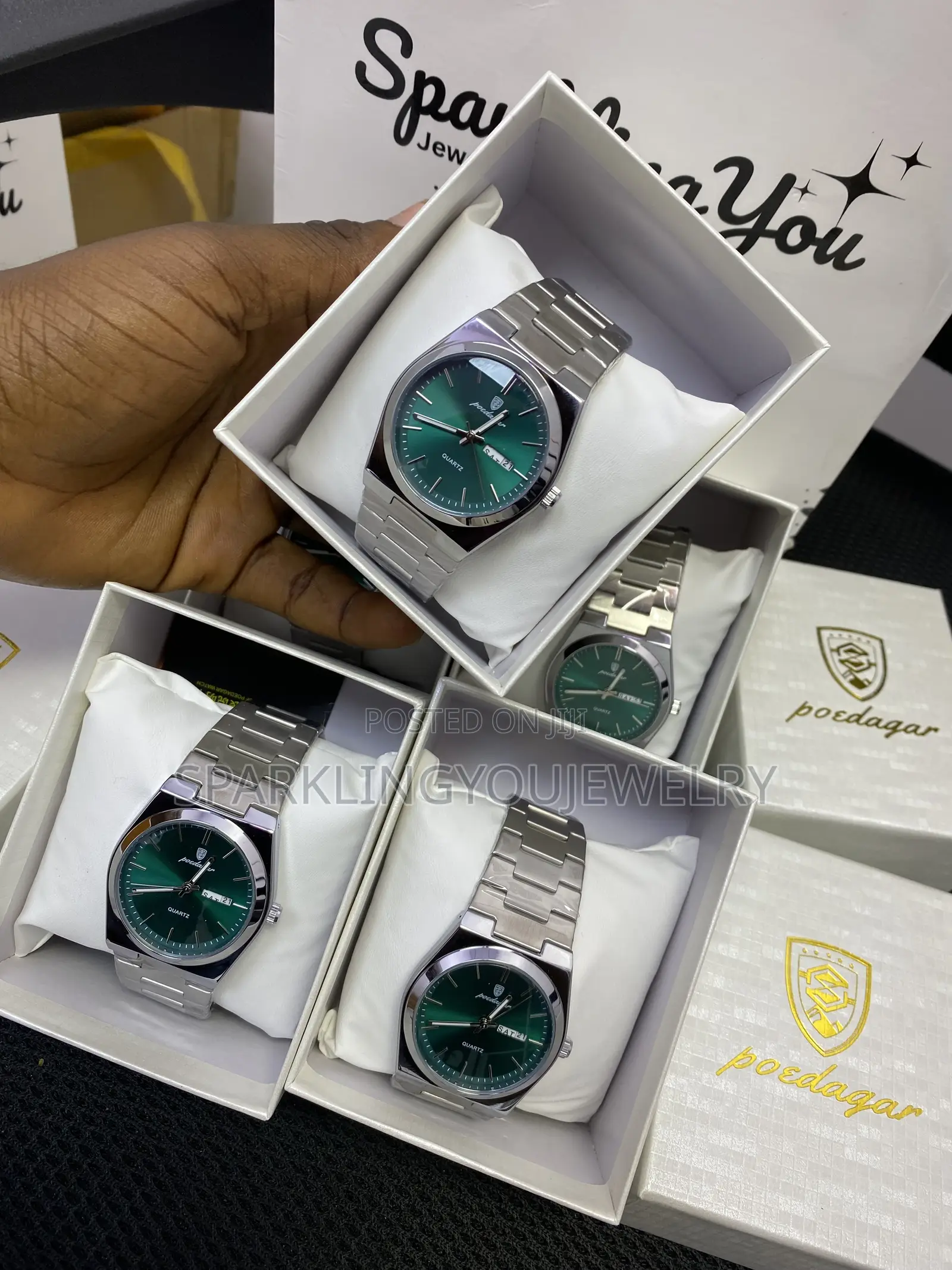 Stainless Steel Poedagar Watch for Men, Doesn’T Fade.
