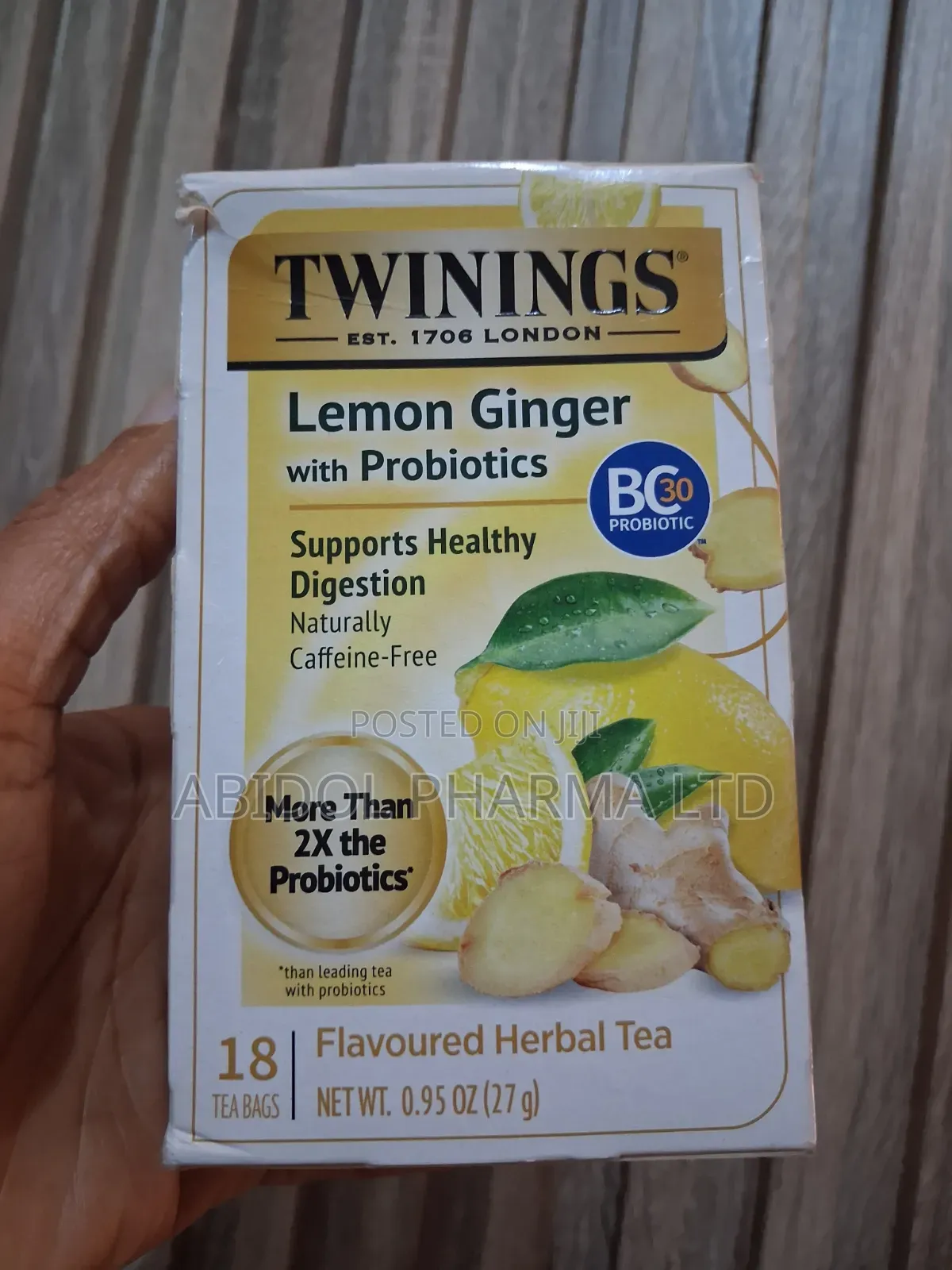 Twinings Lemon Ginger Tea With Probiotics