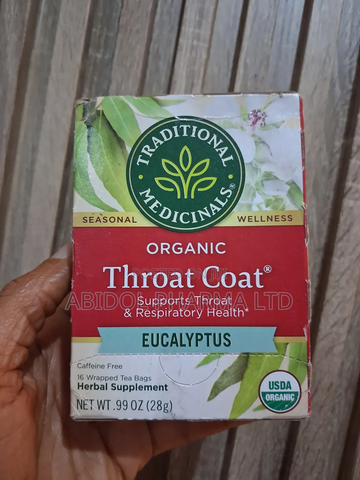 Traditional Medicinals Throat Coat Tea With Eucalyptus