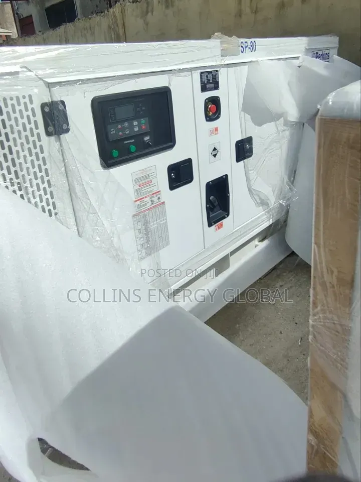 80kva Brand New Uk Perkins Soundproof Copper Coil Generator