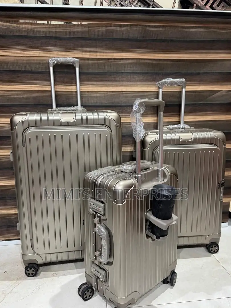 Bag Packed, Dreams Intact." With Our Aluminum Luggage Set of 3