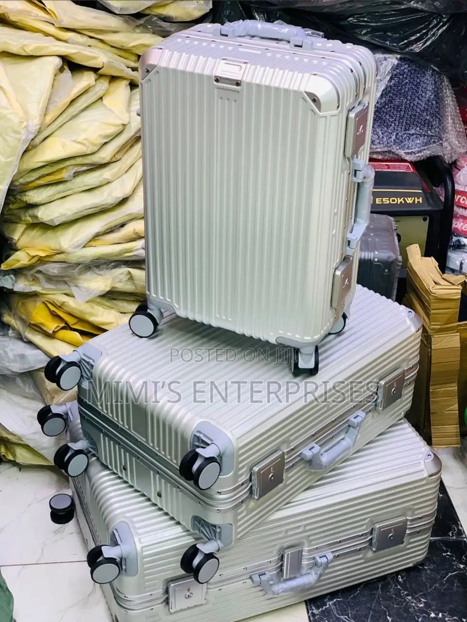 Bag Packed, Dreams Intact." With Our Aluminum Luggage Set of 3