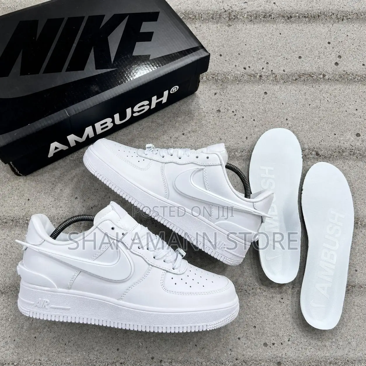 Original Nike Af1 Triple White Ambush