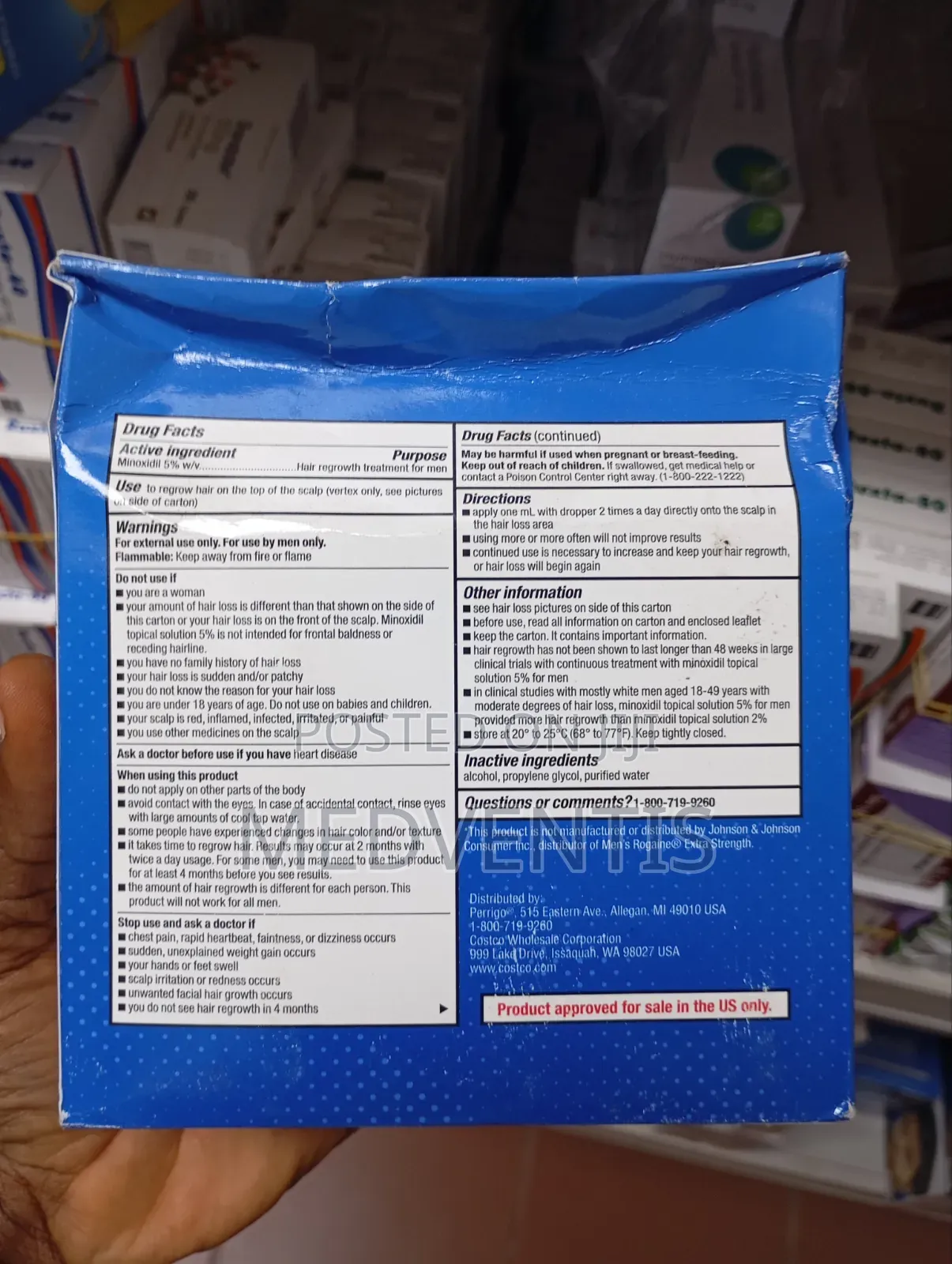 Kirkland Minoxidil (With or Without) DermaRoller
