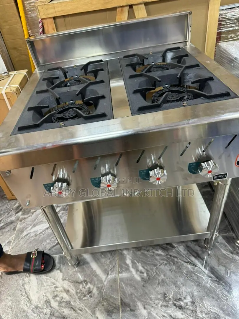 Standing Industrial 4 Burner Cooker