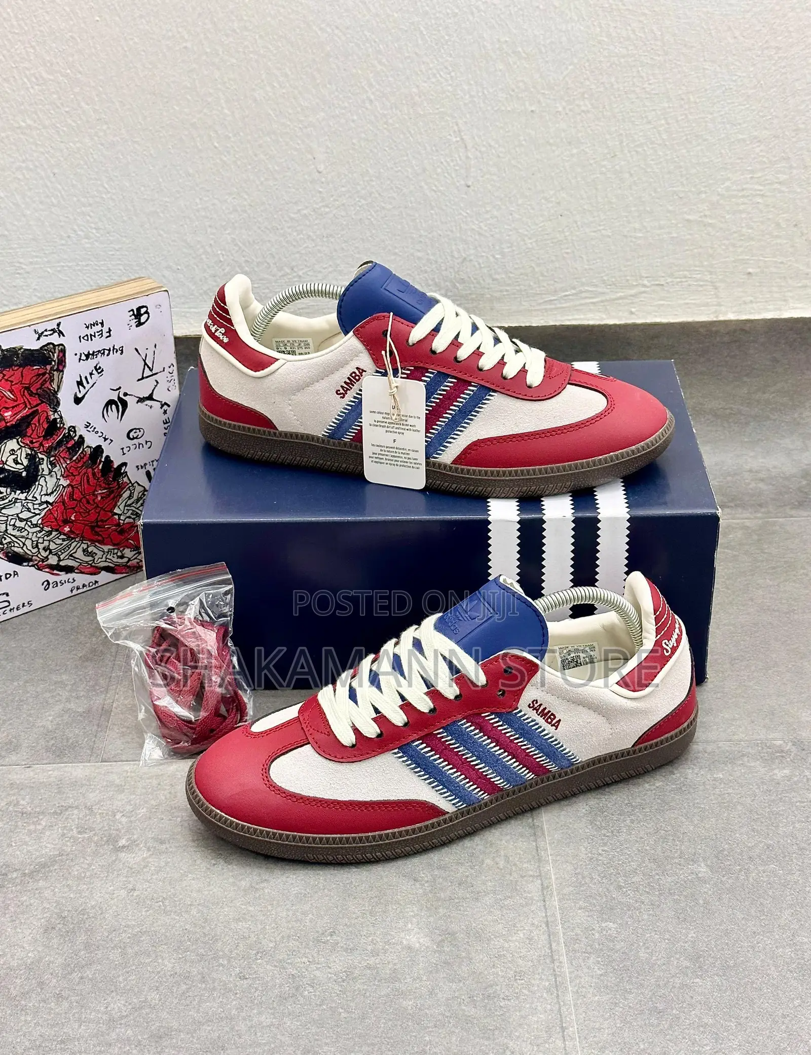 Original Adidas Samba No Little Maroon