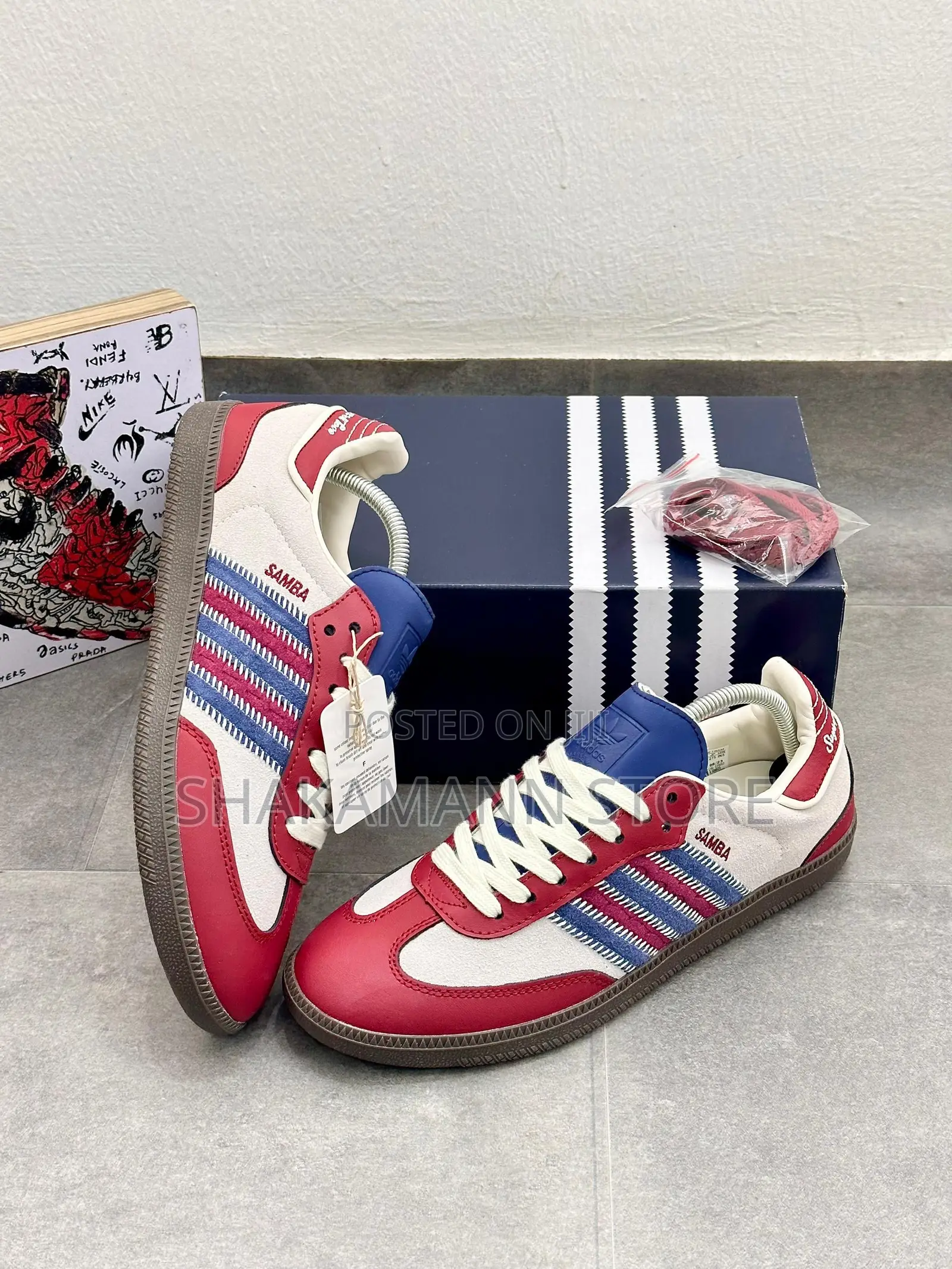 Original Adidas Samba No Little Maroon