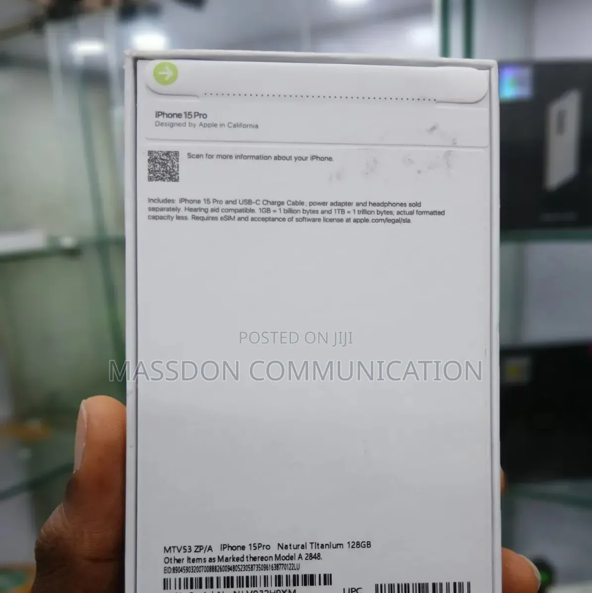 New Apple iPhone 15 Pro 128 GB Gray