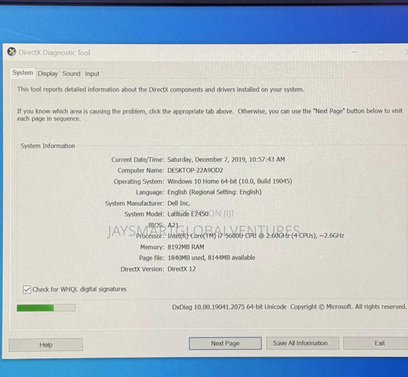 Laptop Dell Latitude E7450 8GB Intel Core i7 SSD 128GB