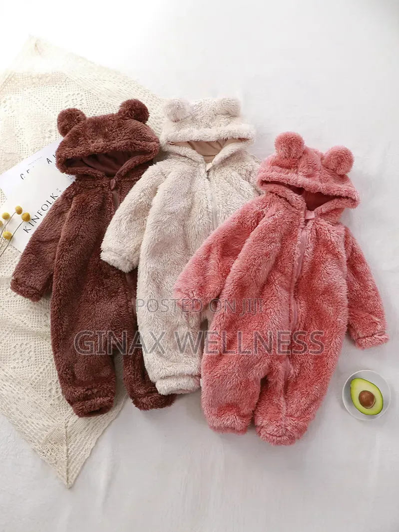 Premium Hooded Fleece Baby Romper | Baby Onesies (0-12m)