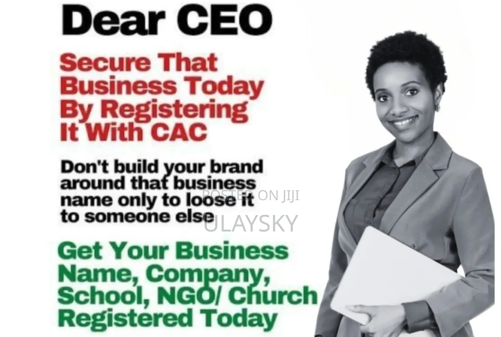 Get Your Business Name Company Registered With Cac Now!