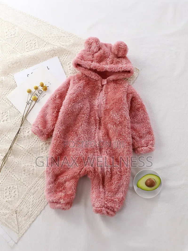 Premium Hooded Fleece Baby Romper | Baby Onesies (0-12m)