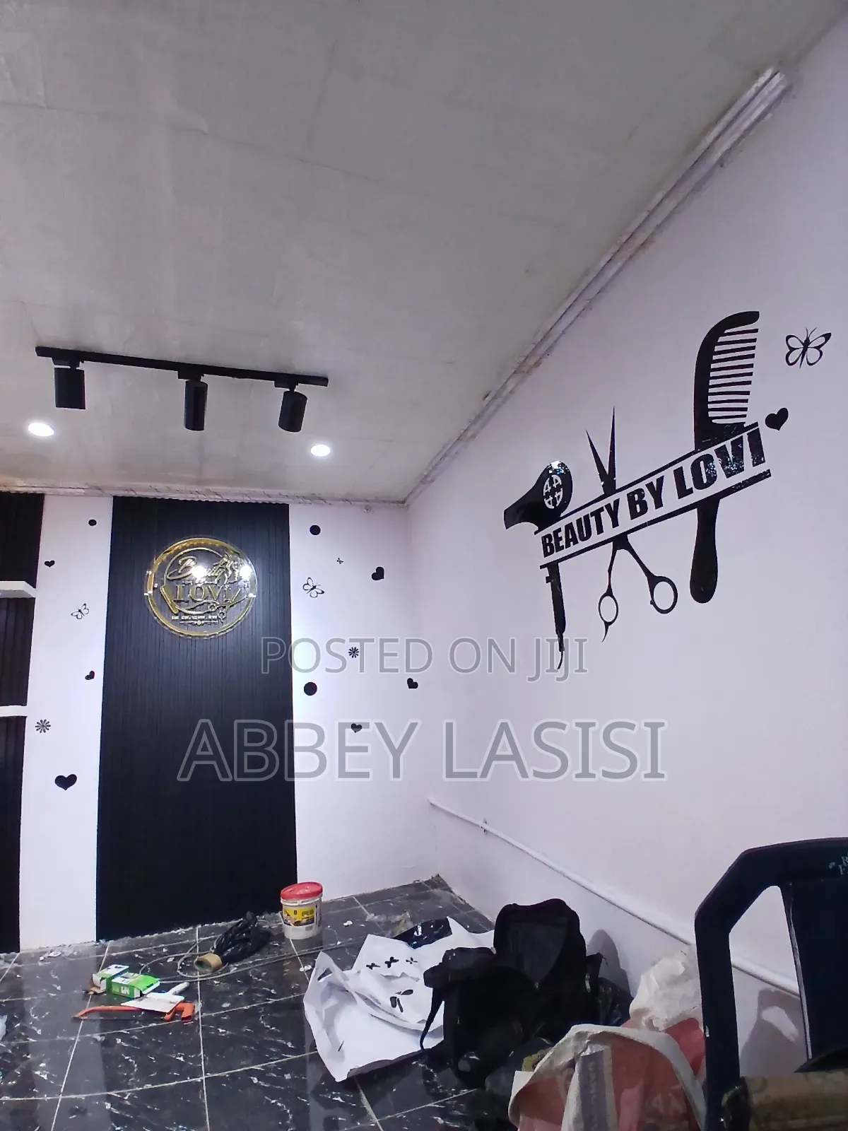Saloon Wall Decor With Fluted