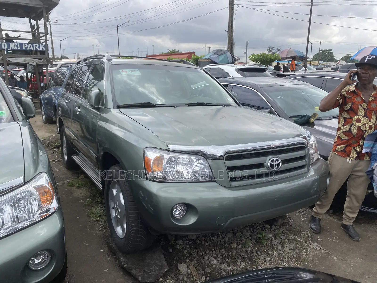 Toyota Highlander 4x4 2005 Green