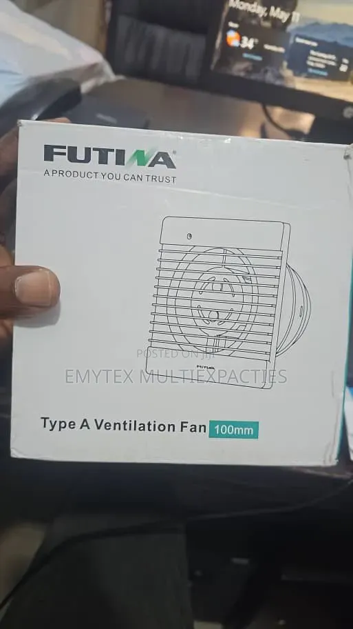 Futina Type a Ventilation Fan 100mm(4inches)