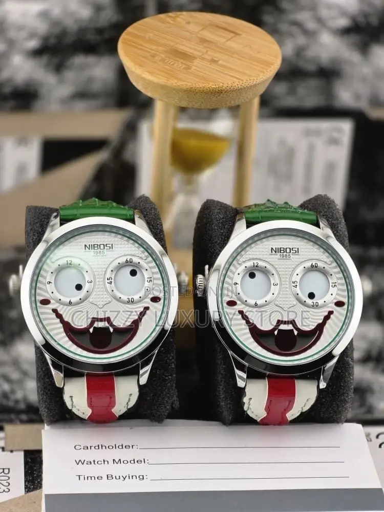 Nibosi Quality Men Genuine Leather Wristwatch