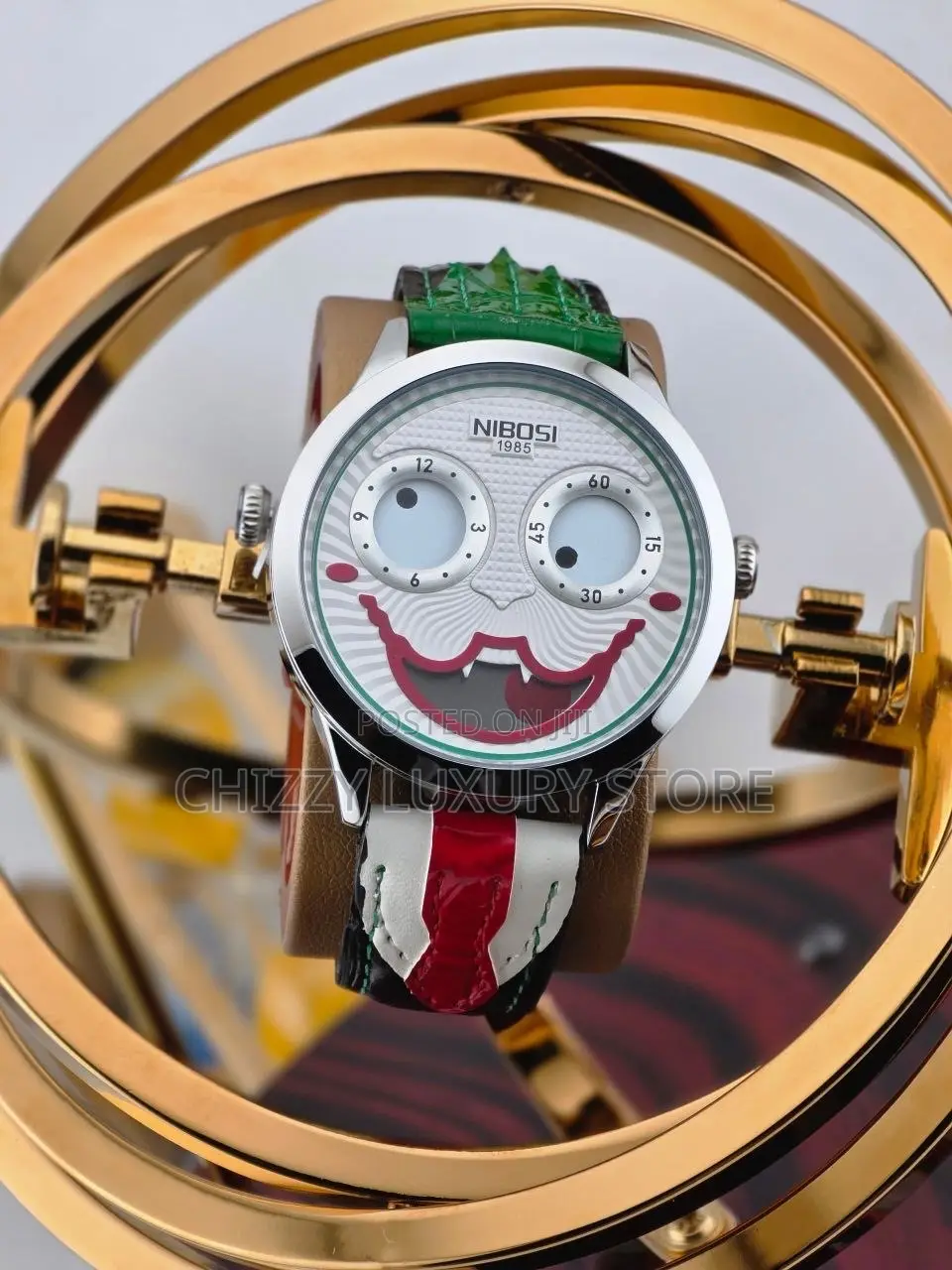 Nibosi Quality Men Genuine Leather Wristwatch