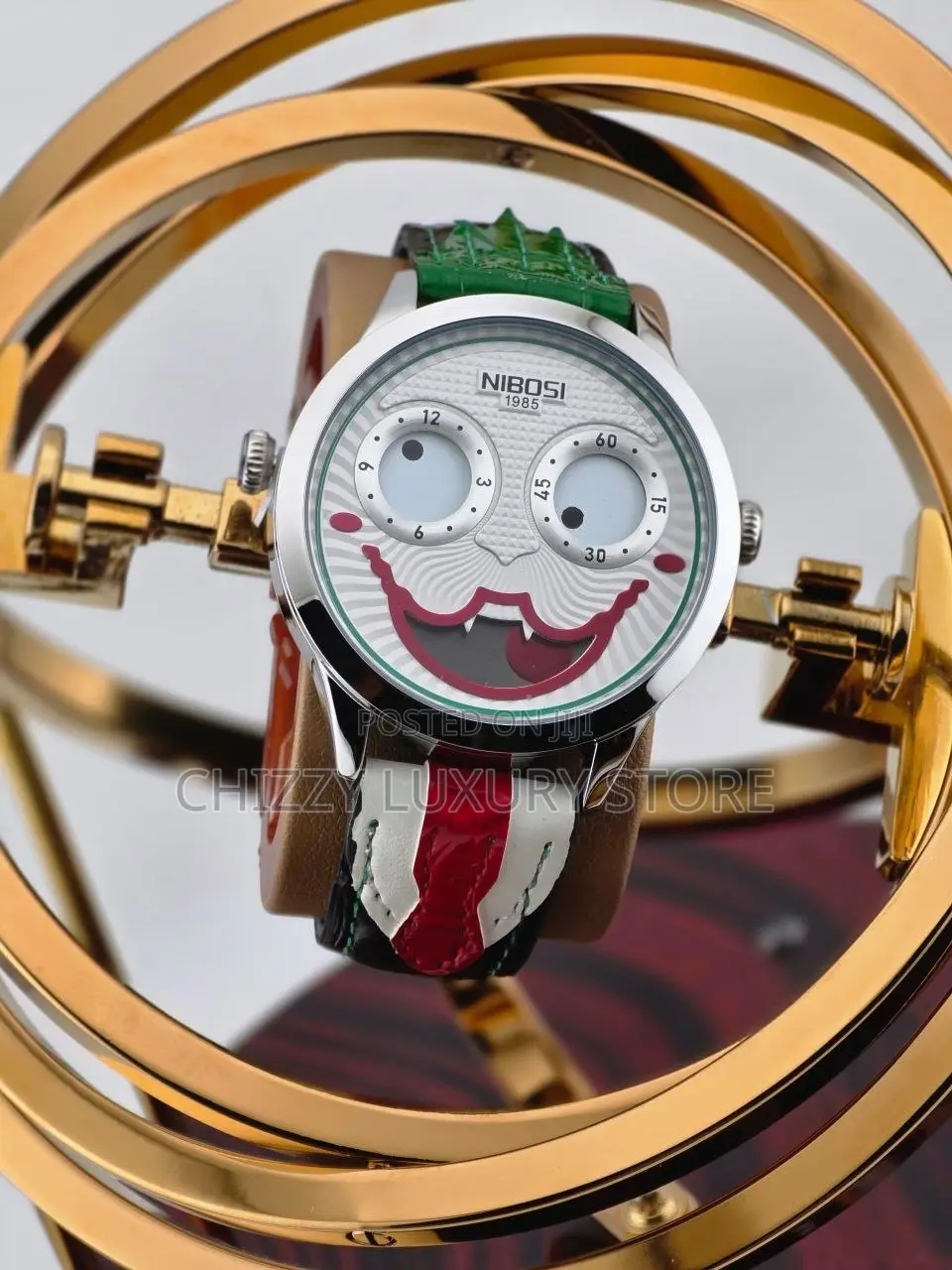 Nibosi Quality Men Genuine Leather Wristwatch