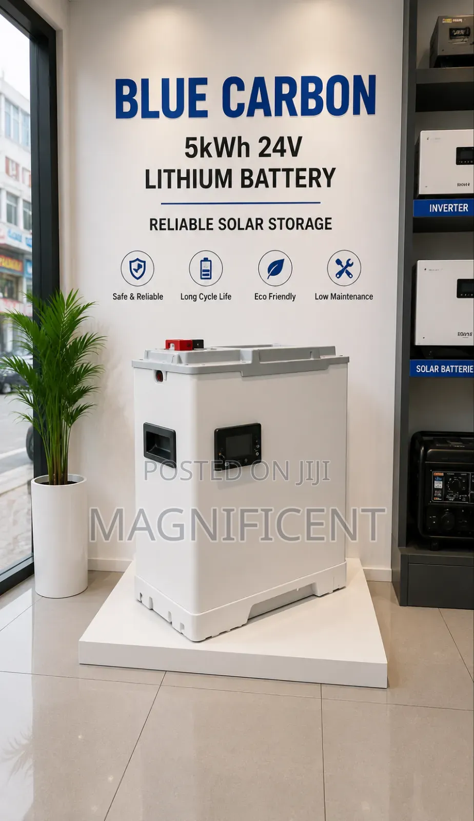 Blue Carbon 5kwh 24v Lithium Battery – Reliable Solar Storage