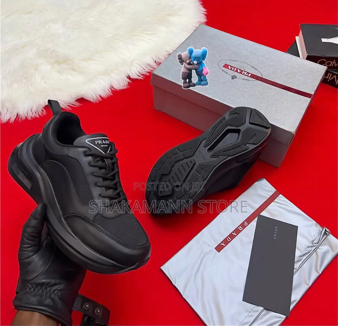 Original Premium Luxury Prada Milano Sneakers