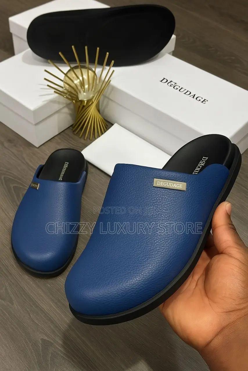 Desaudage Quality Luxury Men Genuine Leather Half Shoe