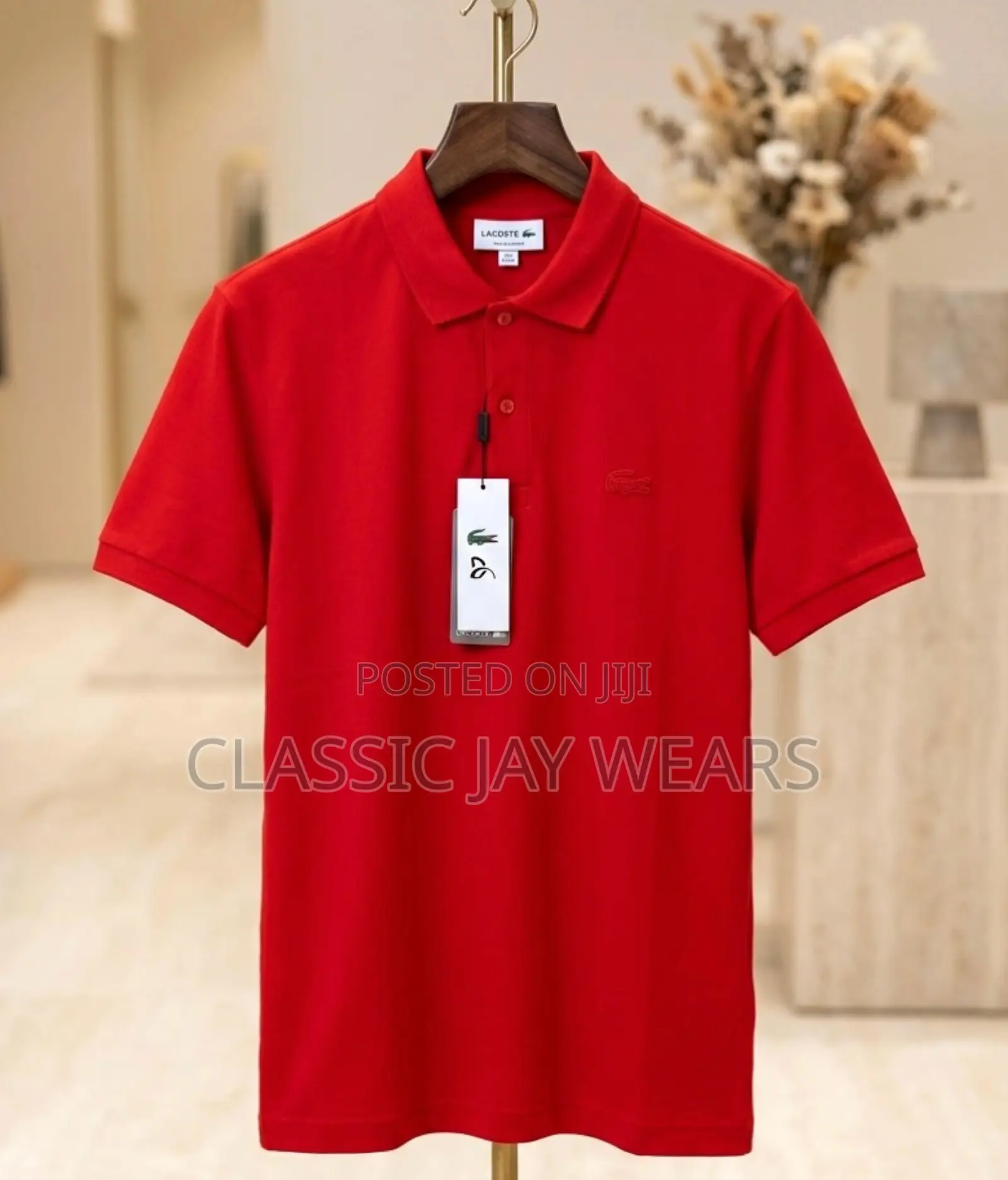 Plain Lacoste Polo With Collar in 17 Colors