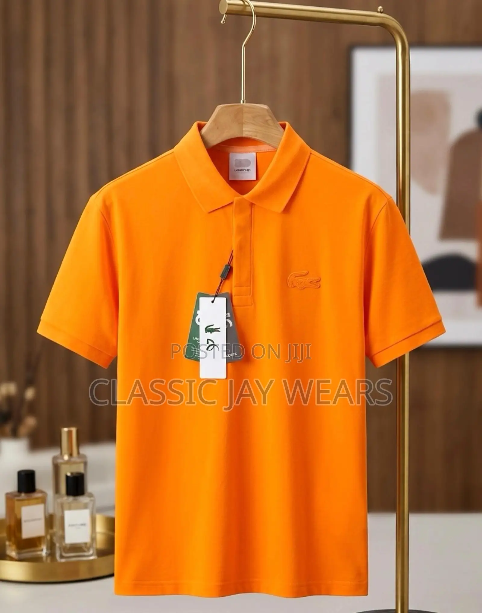 Plain Lacoste Polo With Collar in 17 Colors