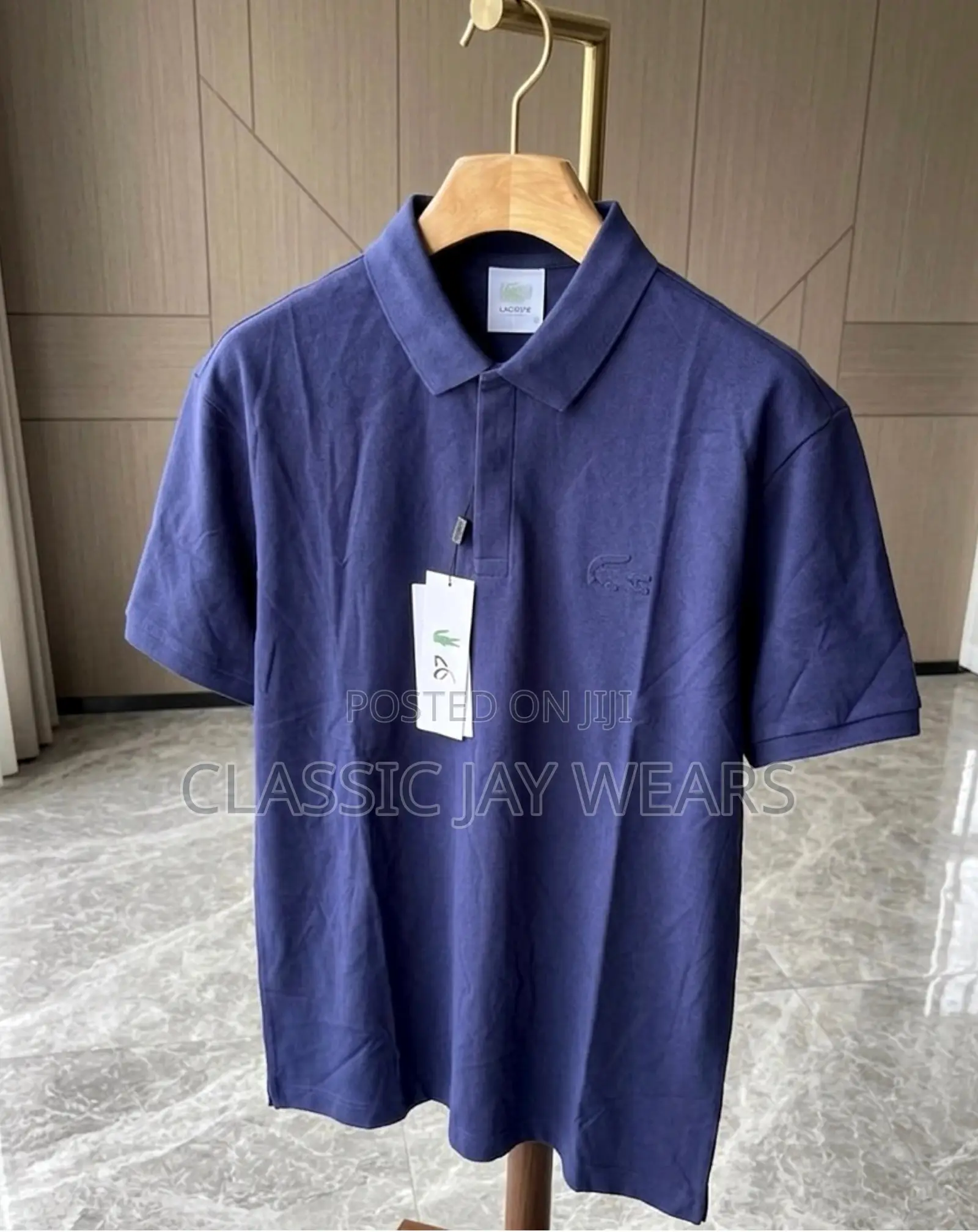 Plain Lacoste Polo With Collar in 17 Colors