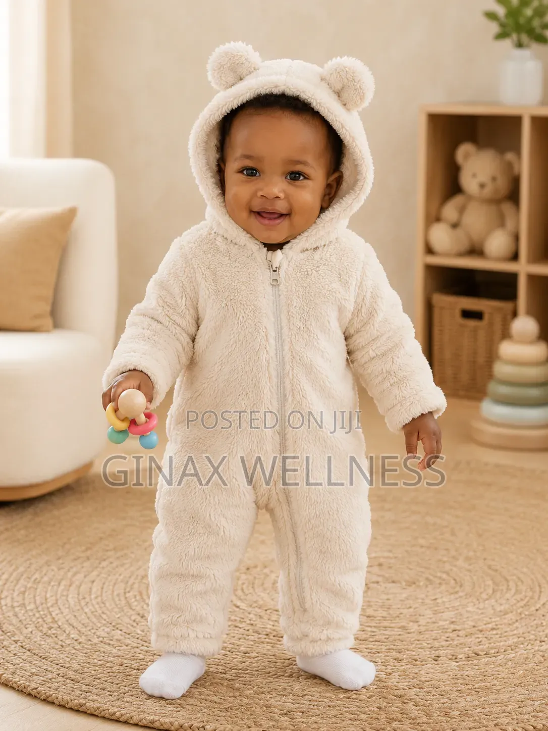 Premium Hooded Fleece Baby Romper | Baby Onesies (0-12m)