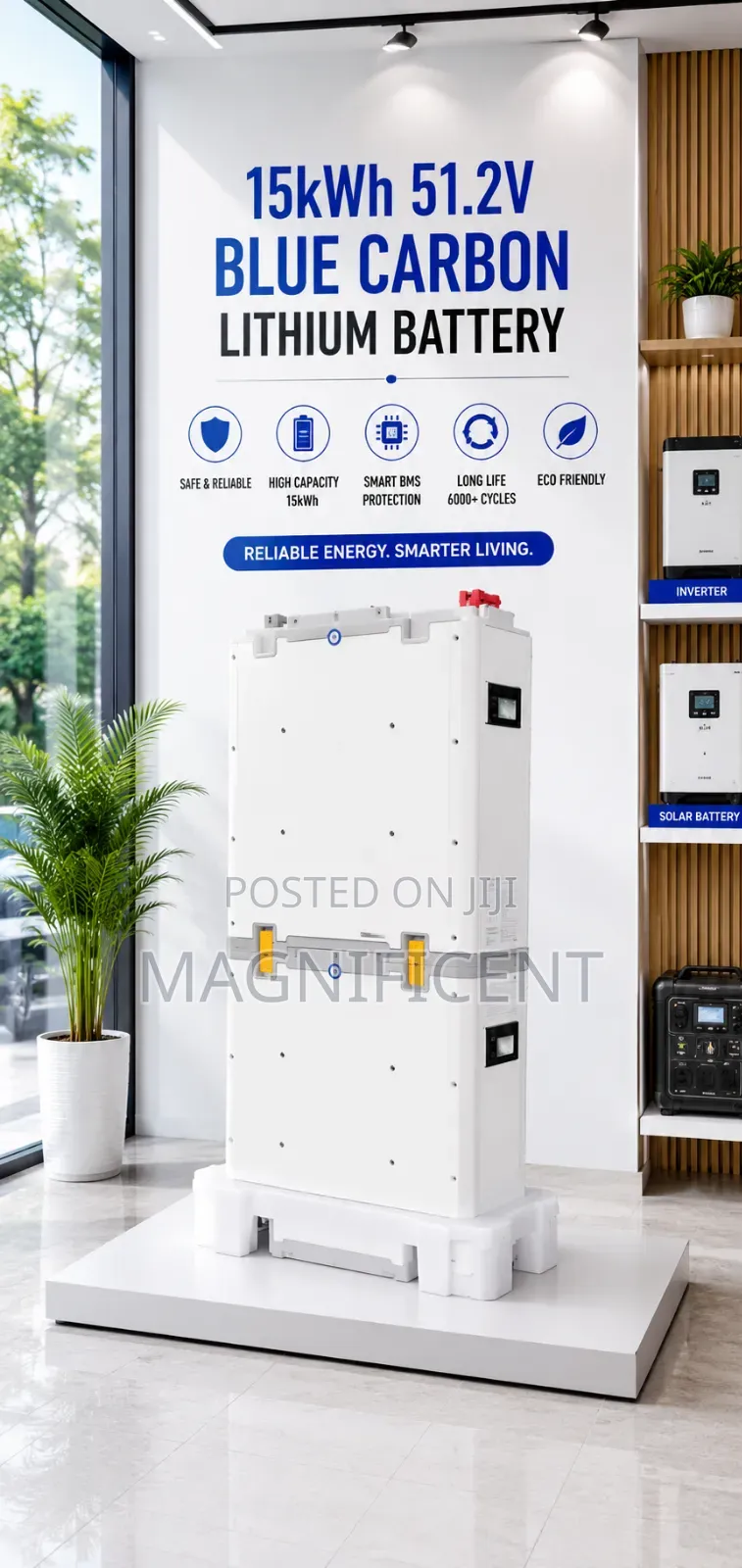 Blue Carbon 15kwh 51.2v Lithium Battery – High Capacity Solar Energy