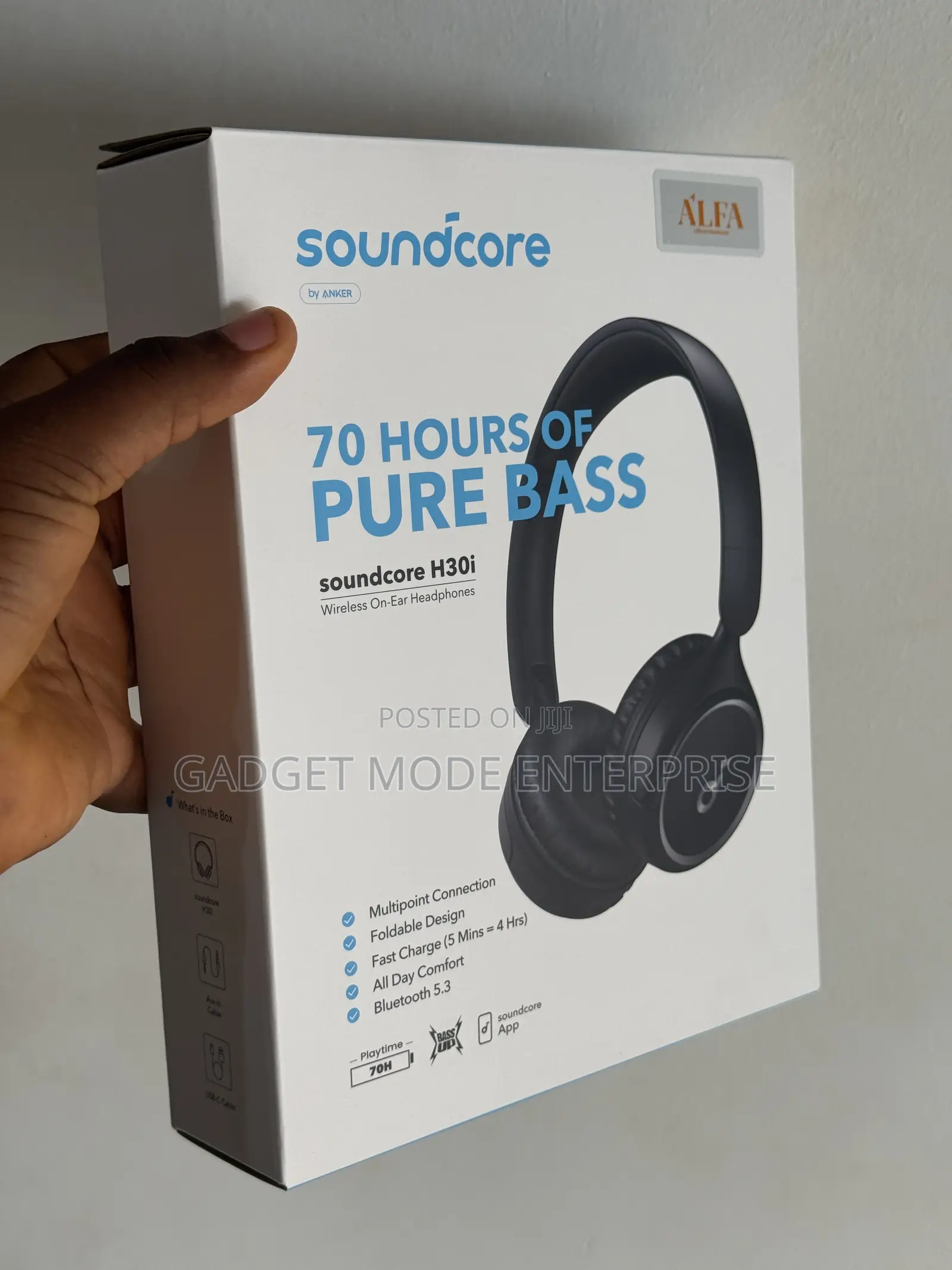Soundcore H30i 70 Hours of Pure Bass Headphone