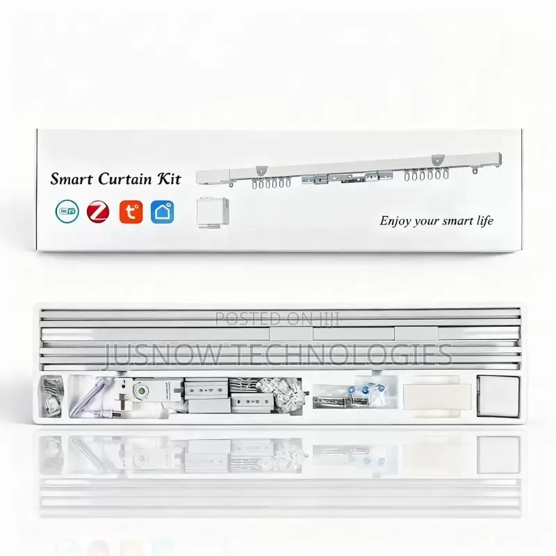 Tuya Smart Curtain Rail – Automatic Motorized Curtain System