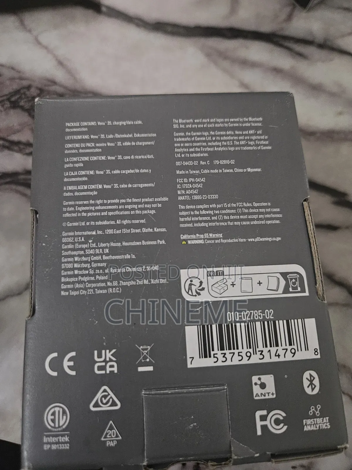 Venus 3s Health Fitness GPS Smartwatch