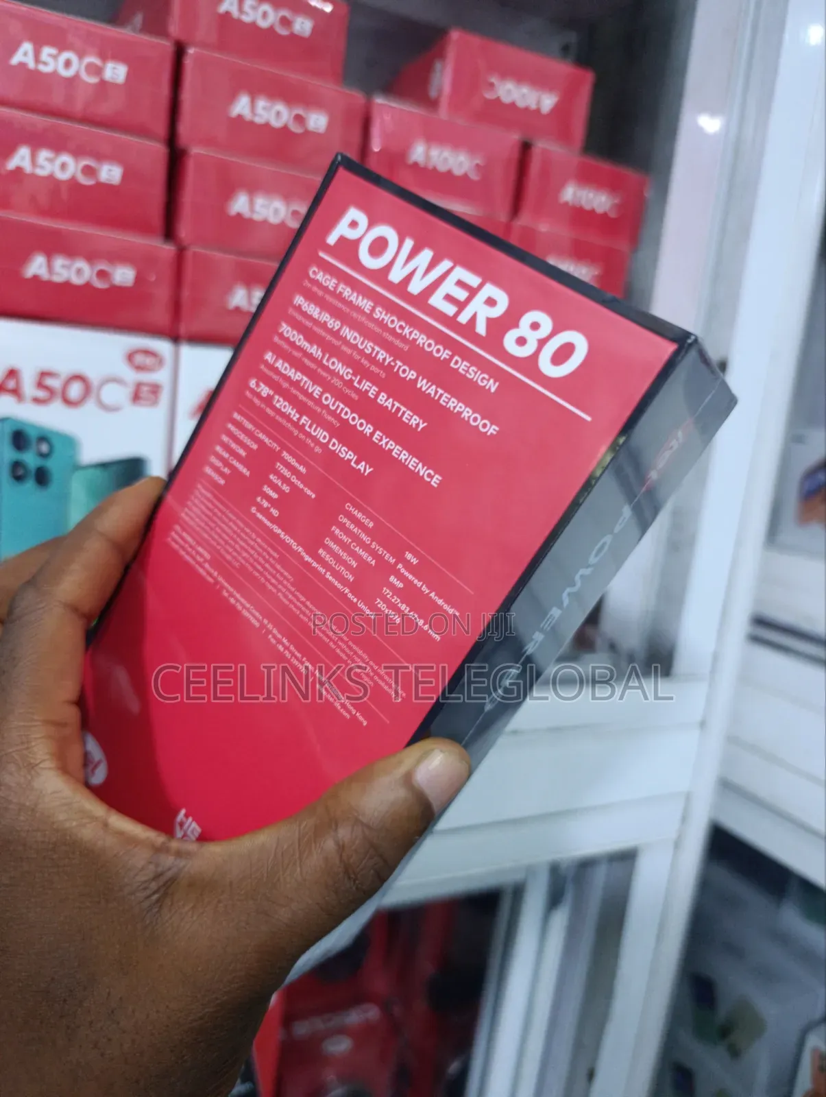 New Itel Power 70 128 GB Gray