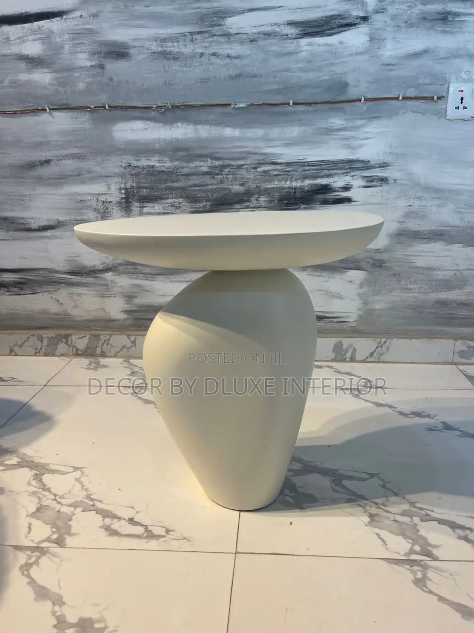 Modern Pebble Shape Side Table