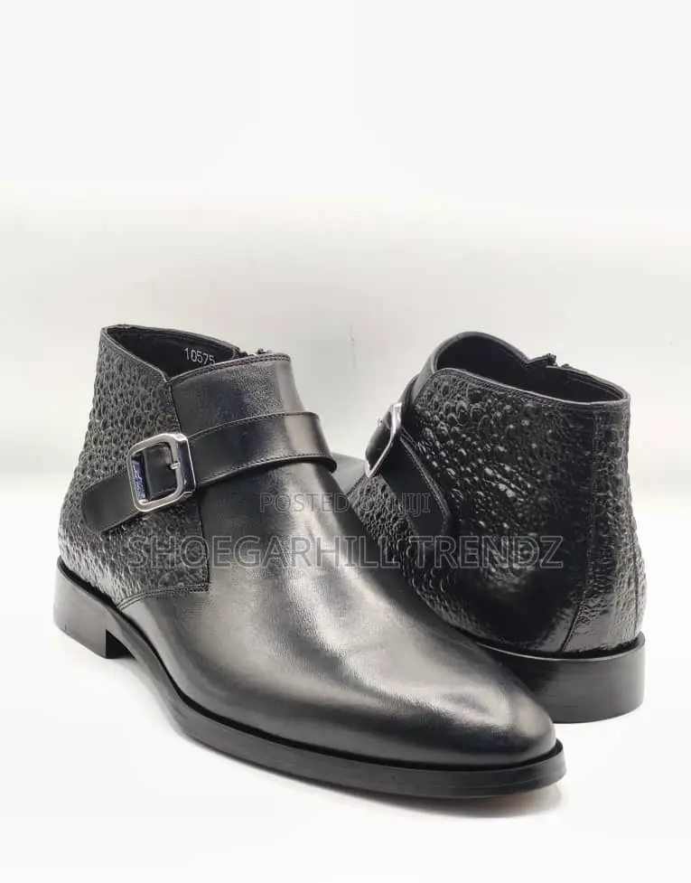 Premium Salvatore Ferragamo Ankle Boots With Buckle | Refined Luxury