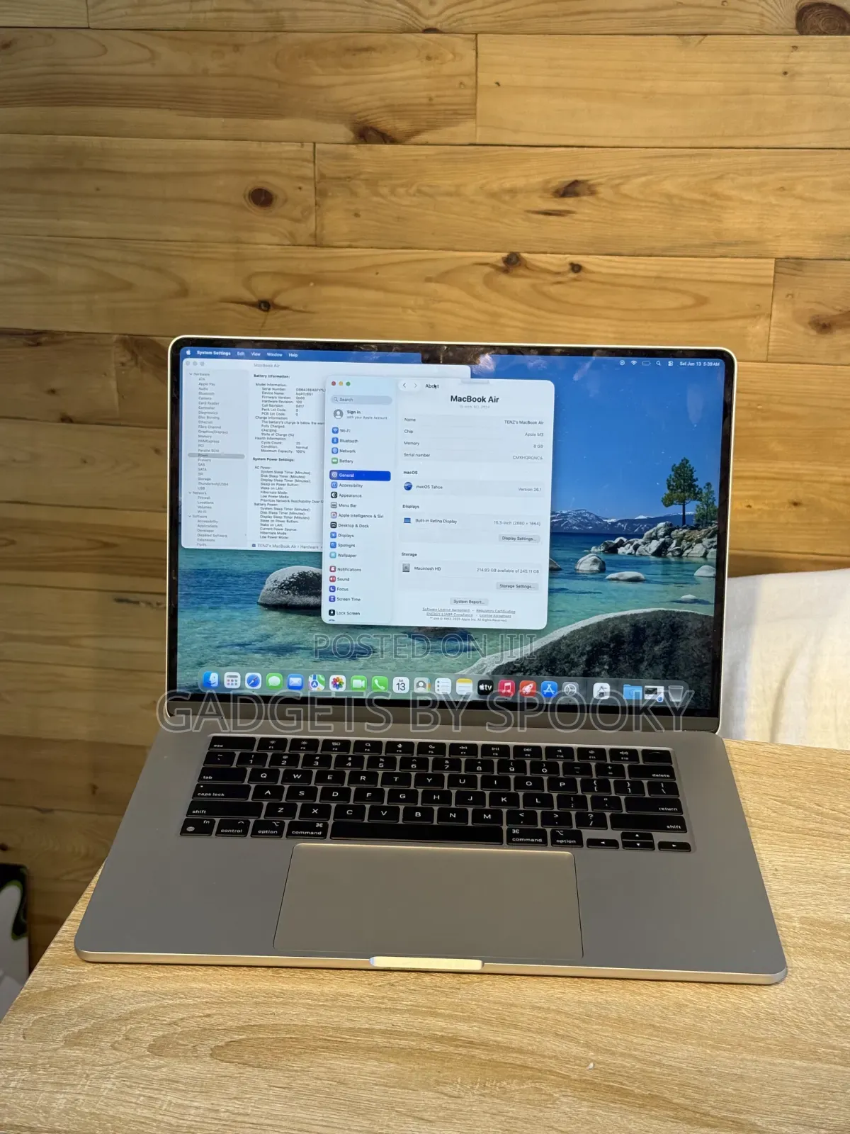 Laptop Apple MacBook Air 2024 M3 8GB SSD 512GB