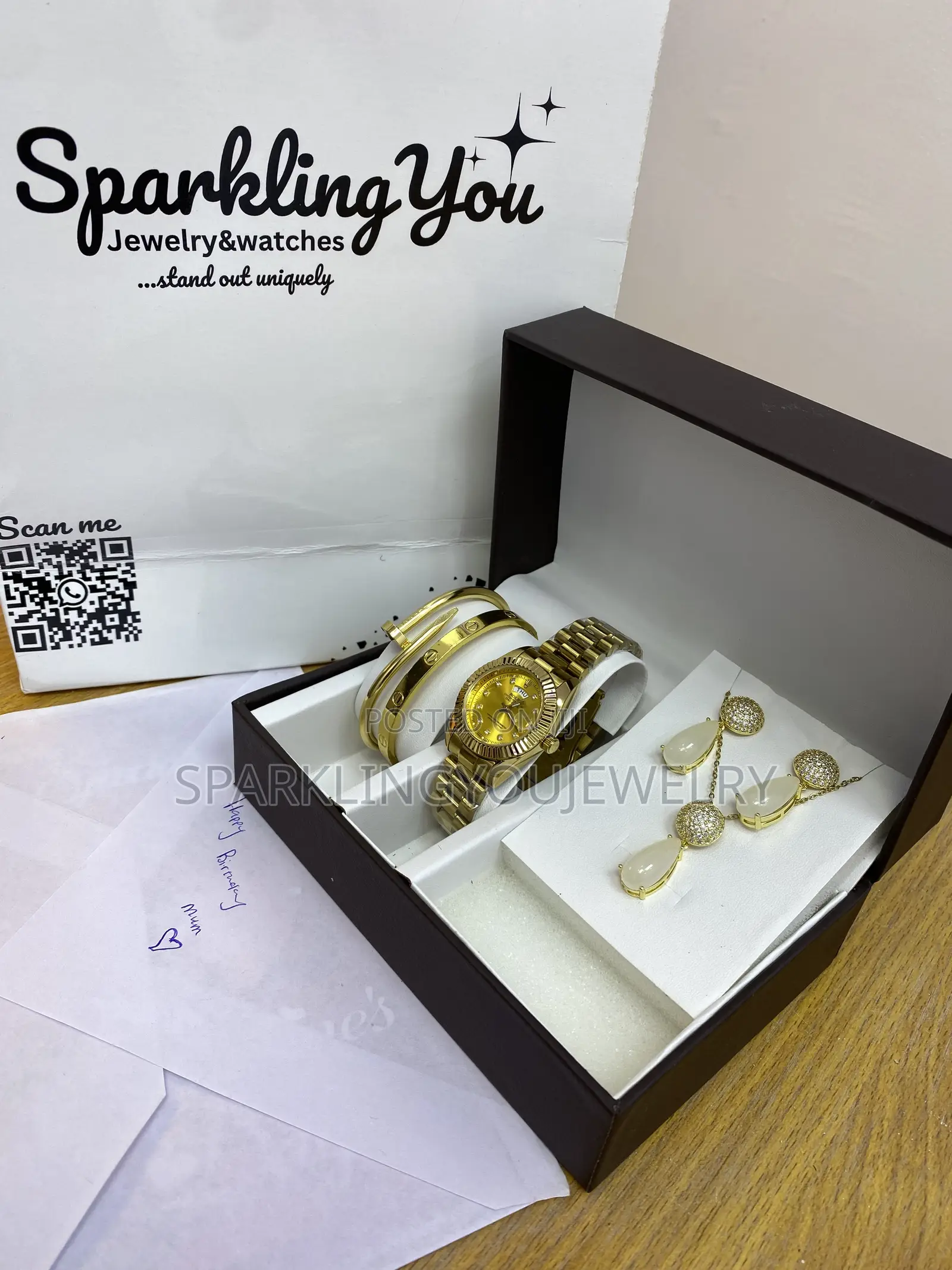 Jewelry and Watch Set for Ladies, Perfect Gift Inspo for Ladies