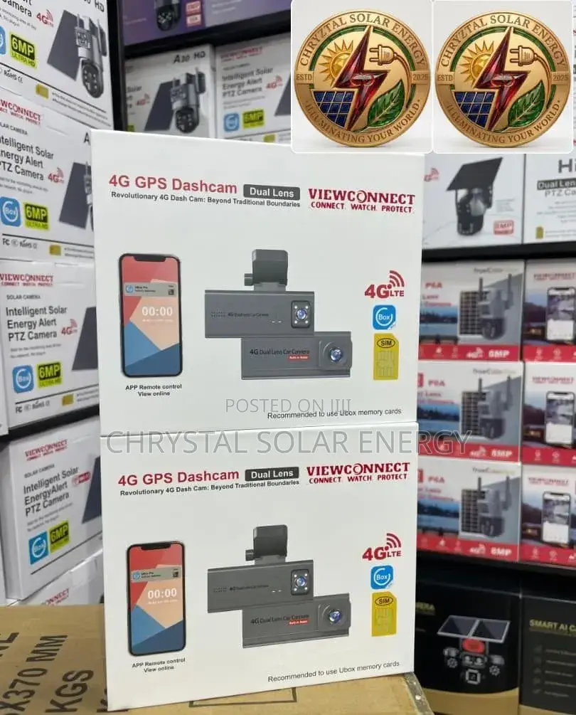Ubox GPS Dashcam Dual-Lens Setup.4g Sim Remote Viewing GPS Tracking