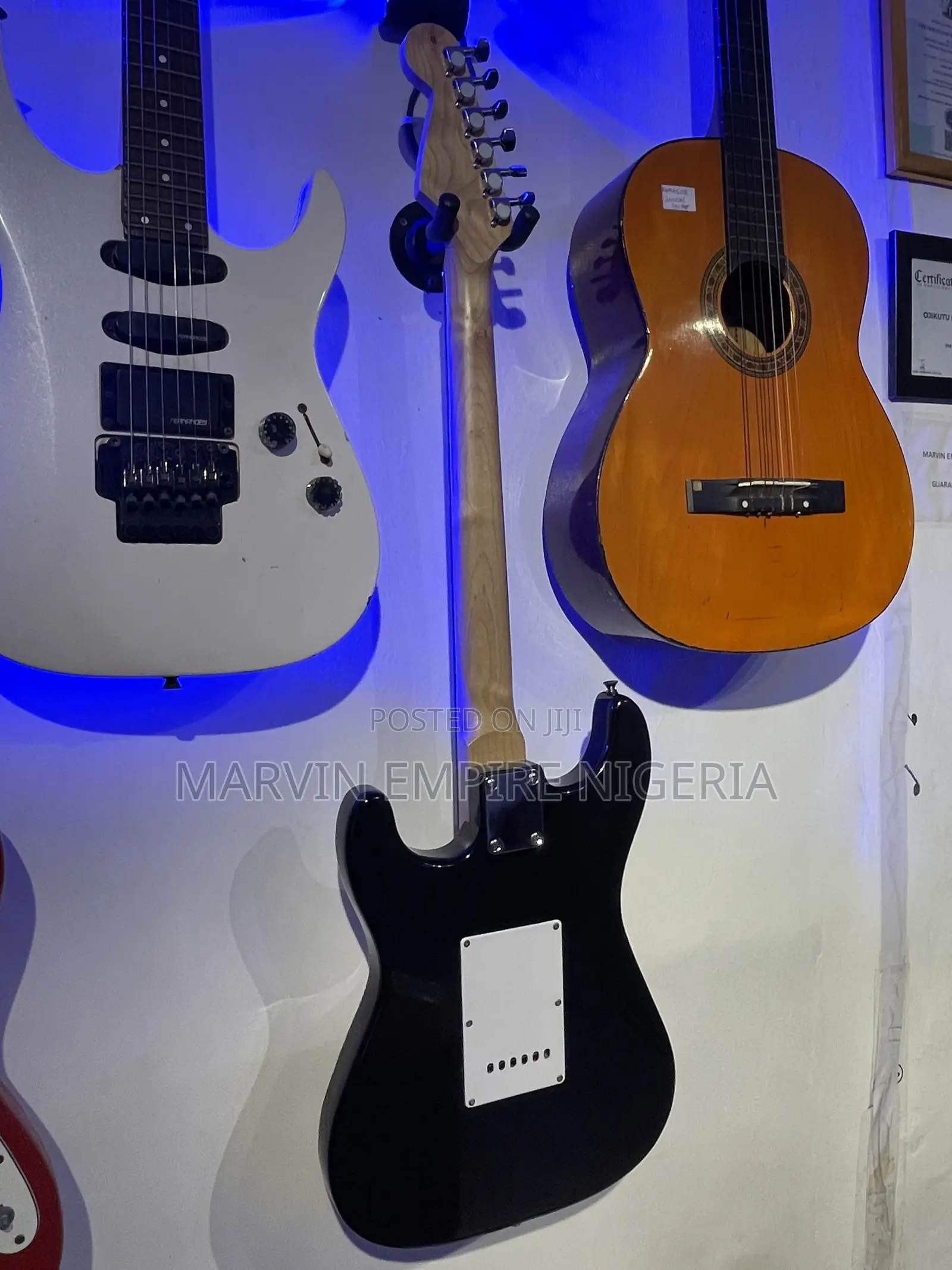 Rich Power Solid Body Electric Guitar With Gear, Free Bag and Strap