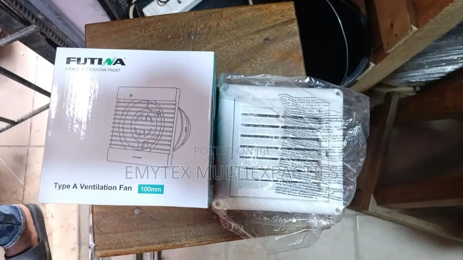 Futina Type a Ventilation Fan 100mm(4inches)