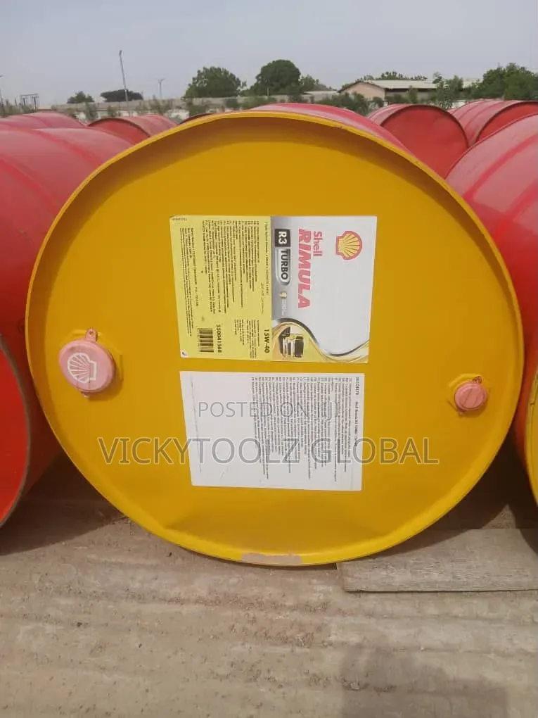Shell Rimula R3 Turbo 15w-40 Heavy-Duty Diesel Engine Oil Drum