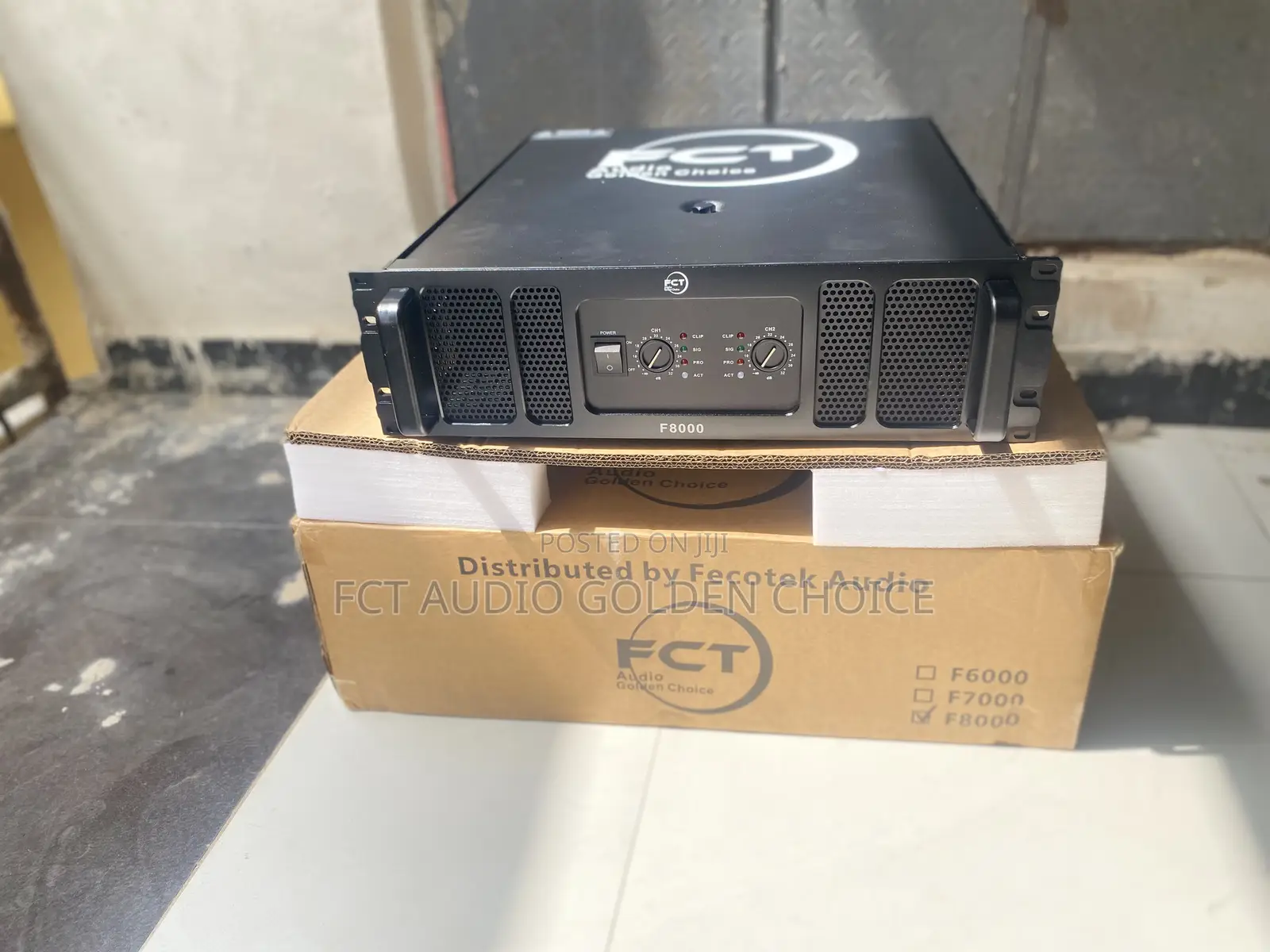 F C T Audio F8000 Power Amplifier