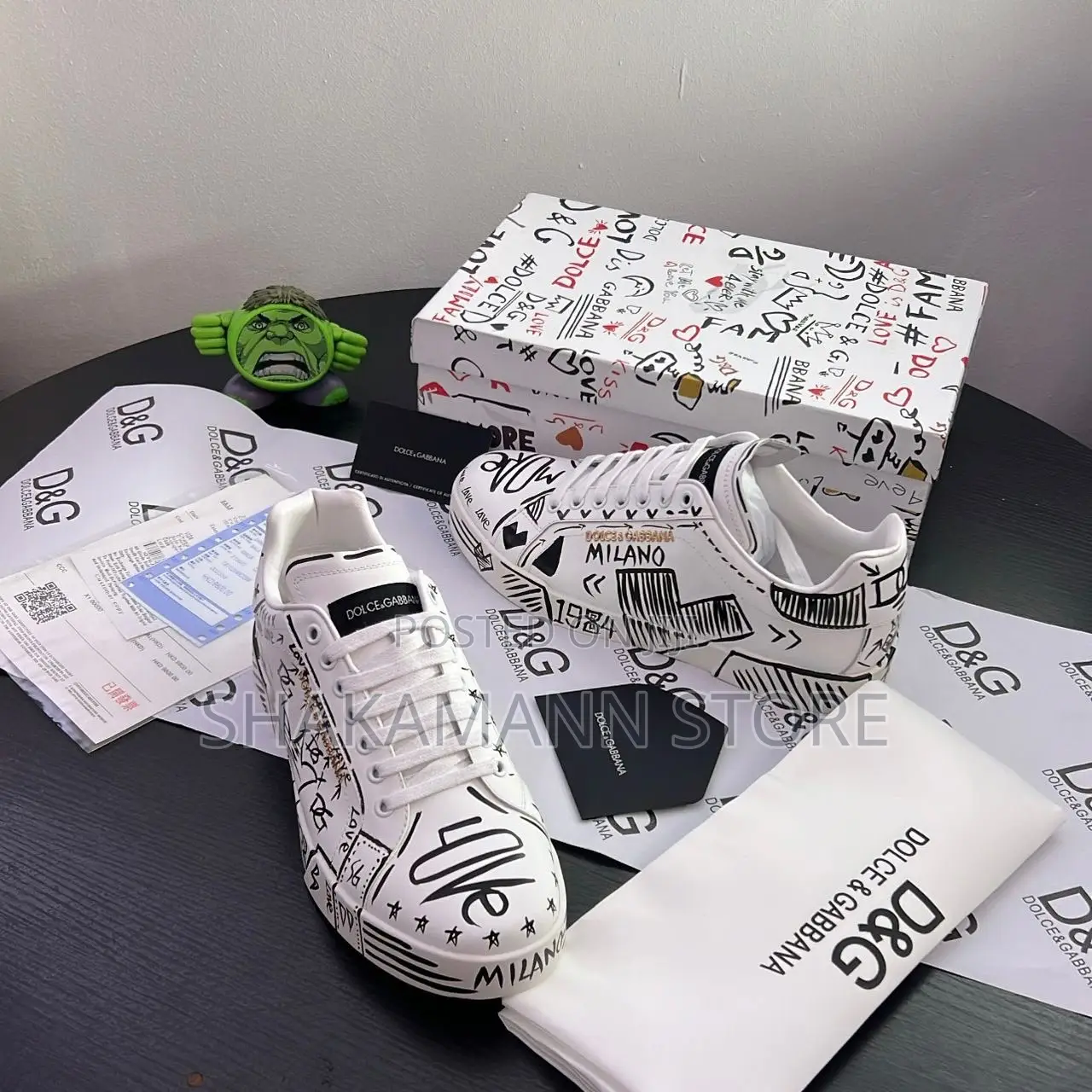 Original New Dolce Gabbana Sneakers; Now Available in Store*